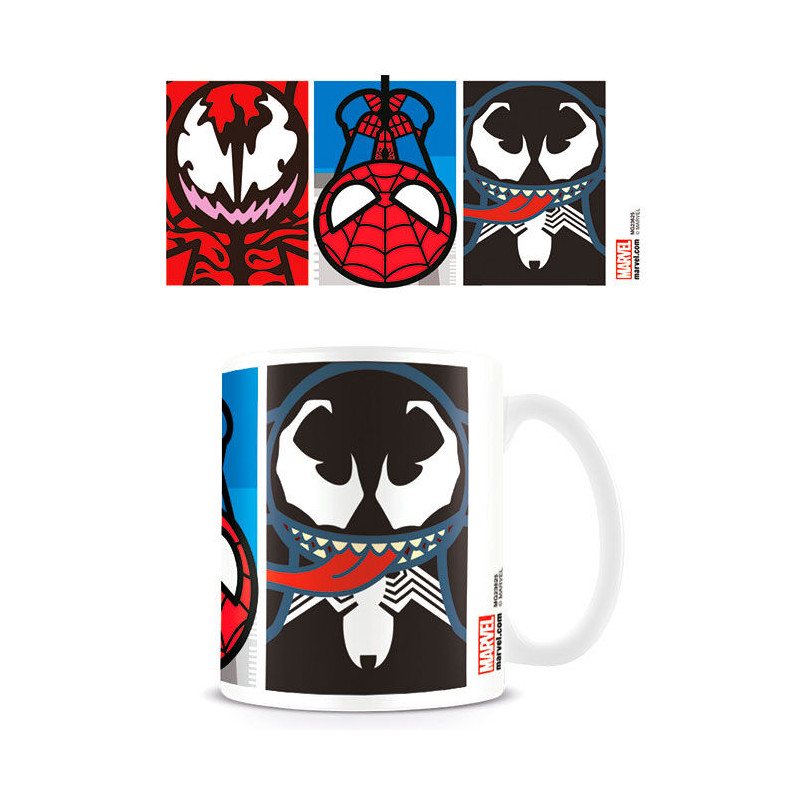 Taza Kawaii Spiderman Venom Marvel